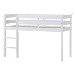 ECO Comfort halvhøj seng 70x160 cm. - hvid FSCÂ®