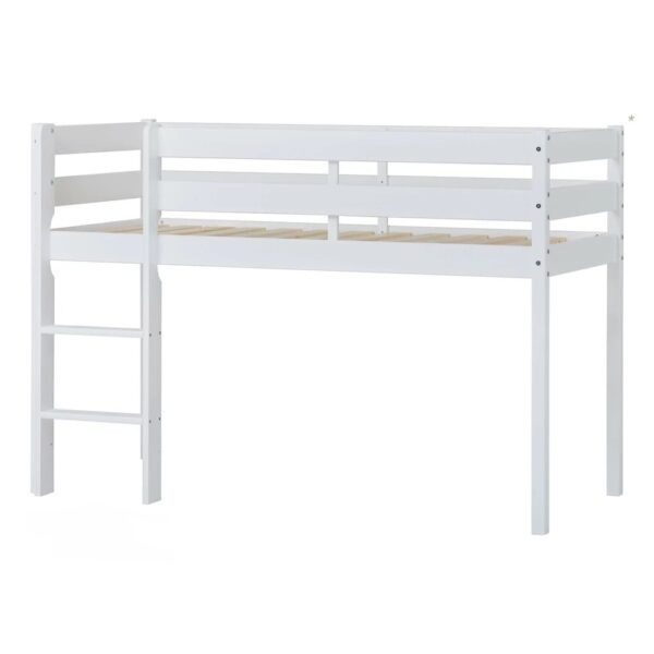 ECO Comfort halvhøj seng 70x160 cm. - hvid FSCÂ®