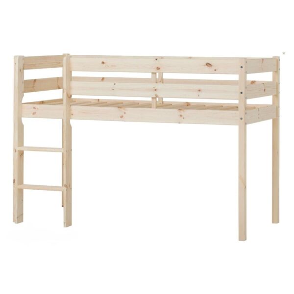 ECO Comfort halvhøj seng 70x160 cm. - natur FSCÂ®