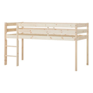 Hoppekids ECO Comfort halvhøj seng 90x200 cm - Natur