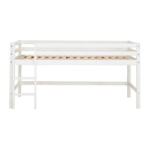 Hoppekids ECO Dream halvhøj seng - Hvid - 70 x 160 cm