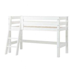 Hoppekids ECO Luxury halvhøj seng med skrå stige - 70x160