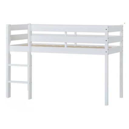ECO Comfort halvhøj seng 70x160 cm. - hvid FSCÂ®