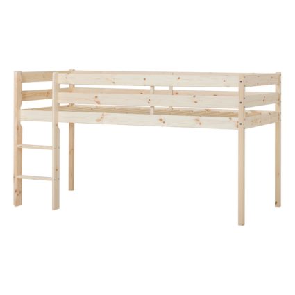Hoppekids ECO Comfort halvhøj seng 90x200 cm - Natur