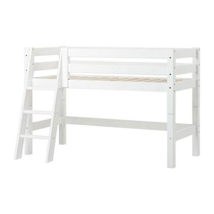 Hoppekids ECO Luxury halvhøj seng med skrå stige - 70x160