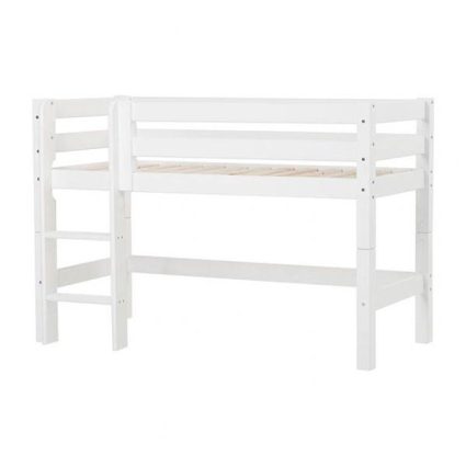 Hoppekids ECO Luxury halvhøj seng med stige - 70x160