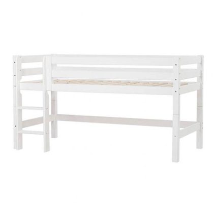 Hoppekids ECO Luxury halvhøj seng med stige - 90x200