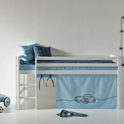 Hoppekids forhæng til halvhøj- / etageseng, 90x200 cm